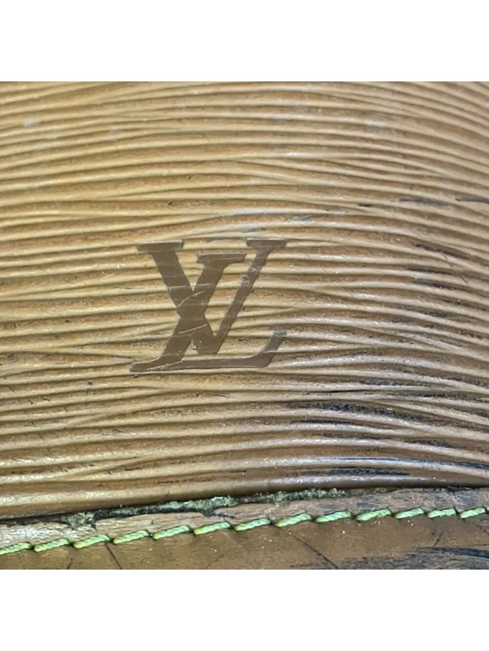 Louis Vuitton Alma Epi Handbag Leather